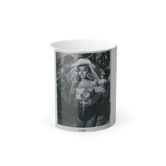 Leslie Parrish #45 (Vintage Female Icons) Color Changing Mug 11oz-11oz-Go Mug Yourself