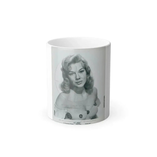 Leslie Parrish #49 (Vintage Female Icon) Color Changing Coffee Mug 11oz - Go Mug Yourself