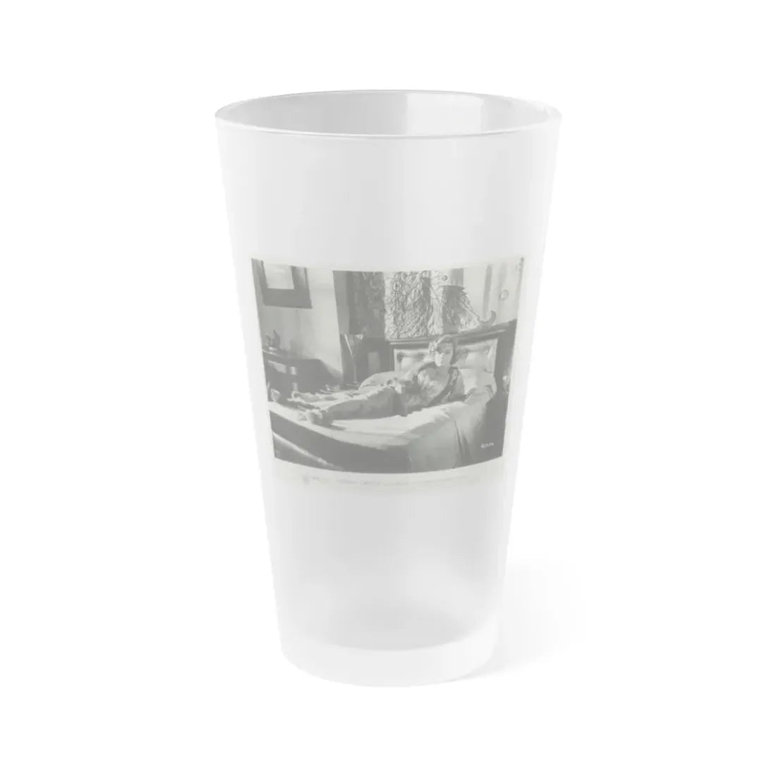 Leslie Parrish #57 (Vintage Female Icon) Frosted Pint Glass 16oz 16oz Frosted - Go Mug Yourself