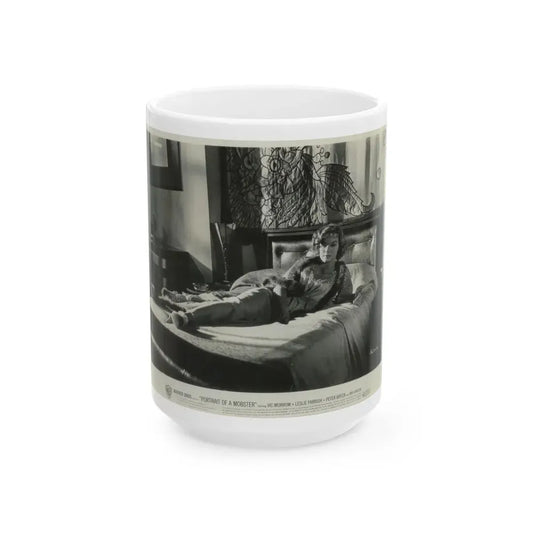 Leslie Parrish #57 (Vintage Female Icon) White Coffee Mug 15oz - Go Mug Yourself