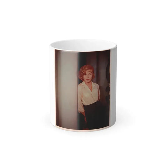 Leslie Parrish #76 (Vintage Female Icon) Color Changing Coffee Mug 11oz - Go Mug Yourself