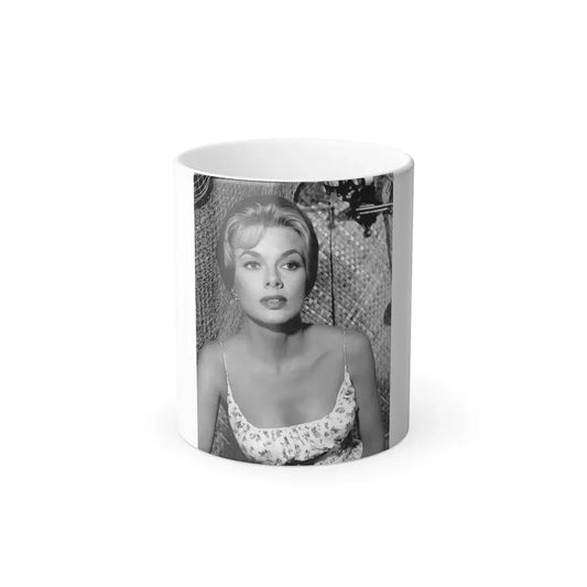 Leslie Parrish #79 (Vintage Female Icon) Color Changing Coffee Mug 11oz - Go Mug Yourself