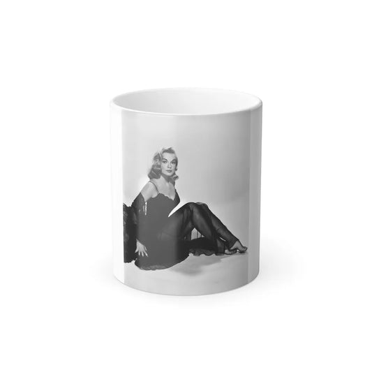 Leslie Parrish #82 (Vintage Female Icons) Color Changing Mug 11oz-11oz-Go Mug Yourself