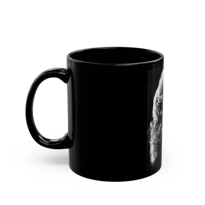 Leslie Parrish #83 1 (Vintage Female Icon) Black Coffee Mug - Go Mug Yourself