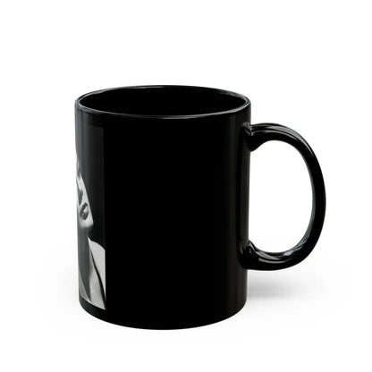 Leslie Parrish #83 1 (Vintage Female Icon) Black Coffee Mug - Go Mug Yourself