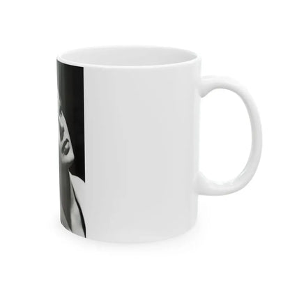 Leslie Parrish #83 1 (Vintage Female Icon) White Coffee Mug - Go Mug Yourself