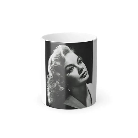 Leslie Parrish #83 (Vintage Female Icon) Color Changing Coffee Mug 11oz - Go Mug Yourself