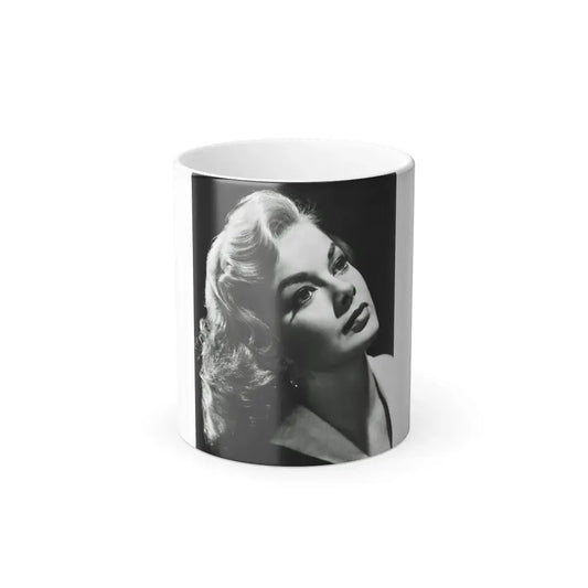 Leslie Parrish #83_1 (Vintage Female Icon) Color Changing Coffee Mug 11oz - Go Mug Yourself