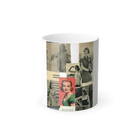 Leslie Parrish #85 (Vintage Female Icon) Color Changing Coffee Mug 11oz - Go Mug Yourself