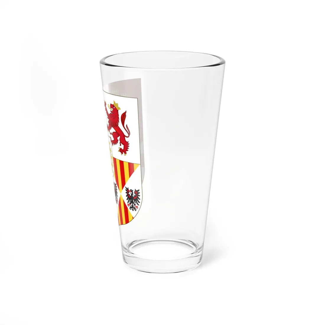 Lesser Arms of Charles V of Naples and III of Sicily (Austria) (Coat of Arms) Pint Glass 16oz - Go Mug Yourself