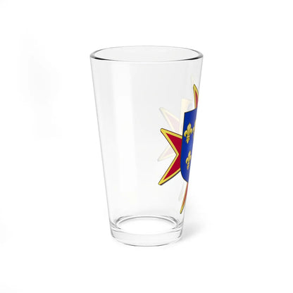 Lesser Arms of Etruria with Cross of Saint Stephen (Italy) (Coat of Arms) Pint Glass 16oz - Go Mug Yourself