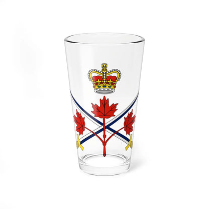 Lesser badge of the Canadian Army (Canada) (Coat of Arms) Pint Glass 16oz 16oz - Go Mug Yourself