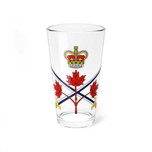 Lesser badge of the Canadian Army (Canada) (Coat of Arms) Pint Glass 16oz 16oz - Go Mug Yourself