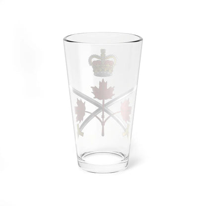 Lesser badge of the Canadian Army (Canada) (Coat of Arms) Pint Glass 16oz - Go Mug Yourself