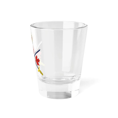 Lesser badge of the Canadian Army (Canada) (Coat of Arms) Shot Glass 1.5oz - Go Mug Yourself