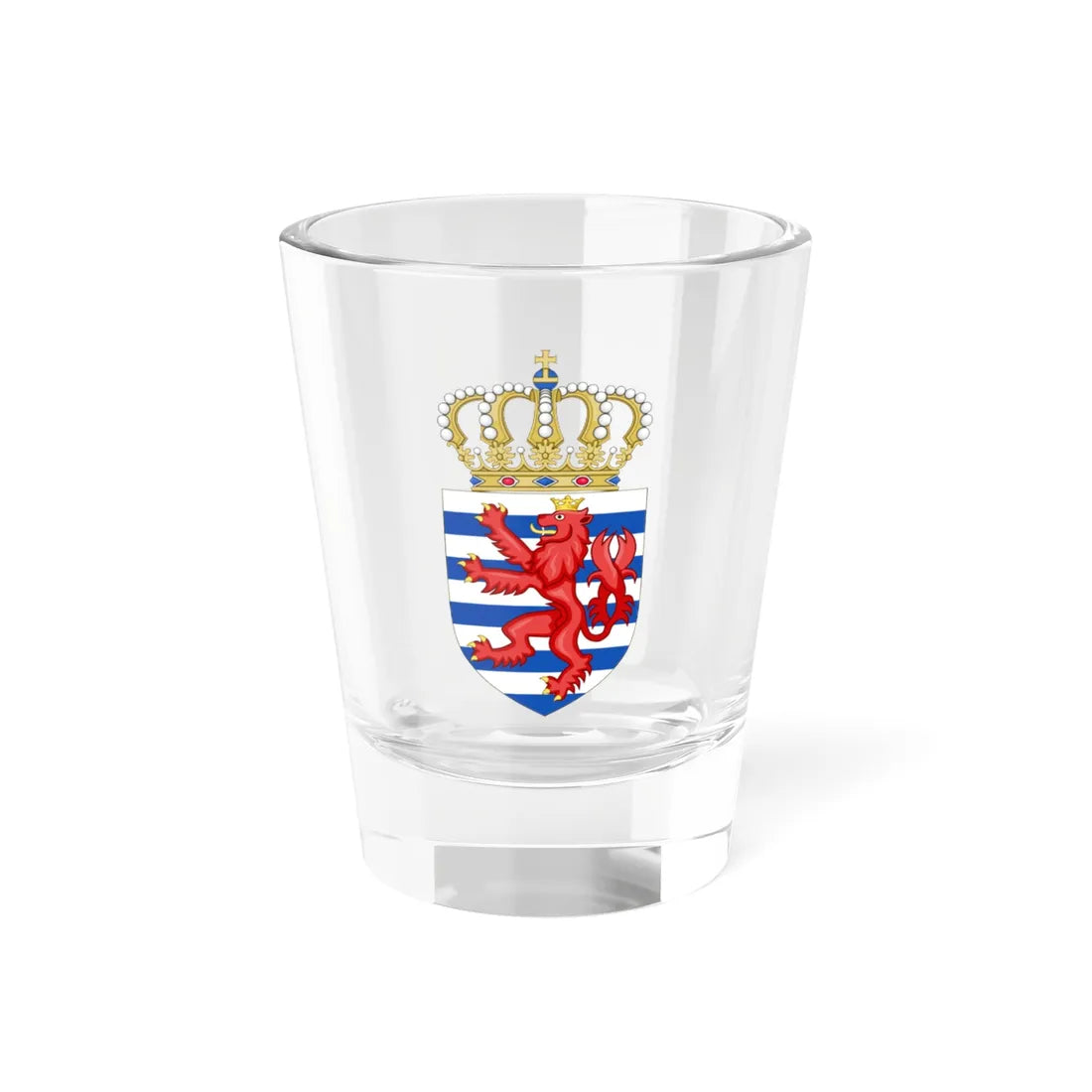 Lesser CoA luxembourg (Luxembourg) (Coat of Arms) Shot Glass 1.5oz 1.5oz - Go Mug Yourself