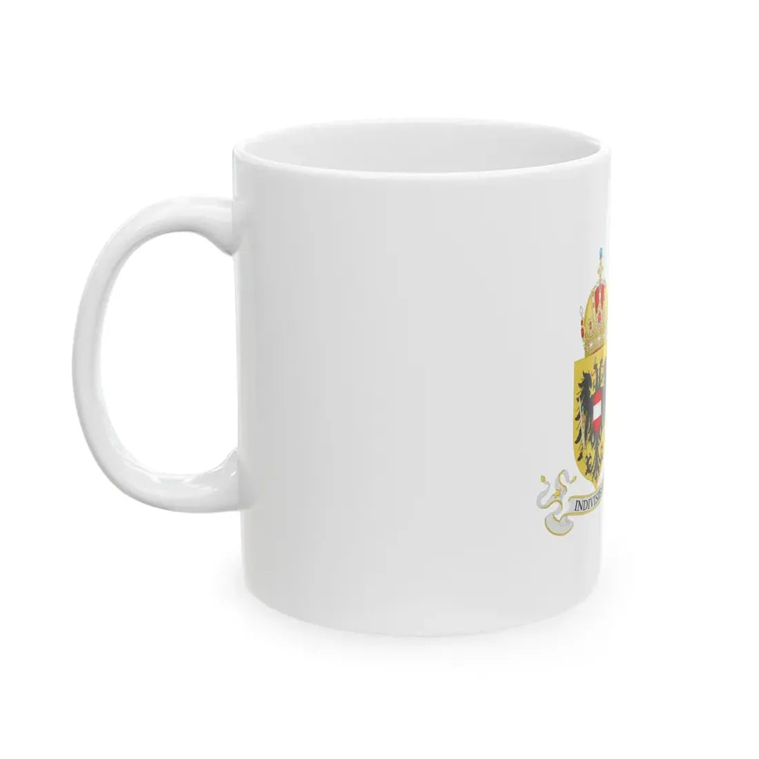 Lesser Coat of arms of Austria-Hungary - White Coffee Mug - Go Mug Yourself