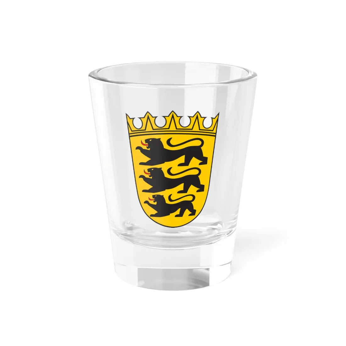 Lesser coat of arms of Baden-Württemberg (Germany) (Coat of Arms) Shot Glass 1.5oz 1.5oz - Go Mug Yourself