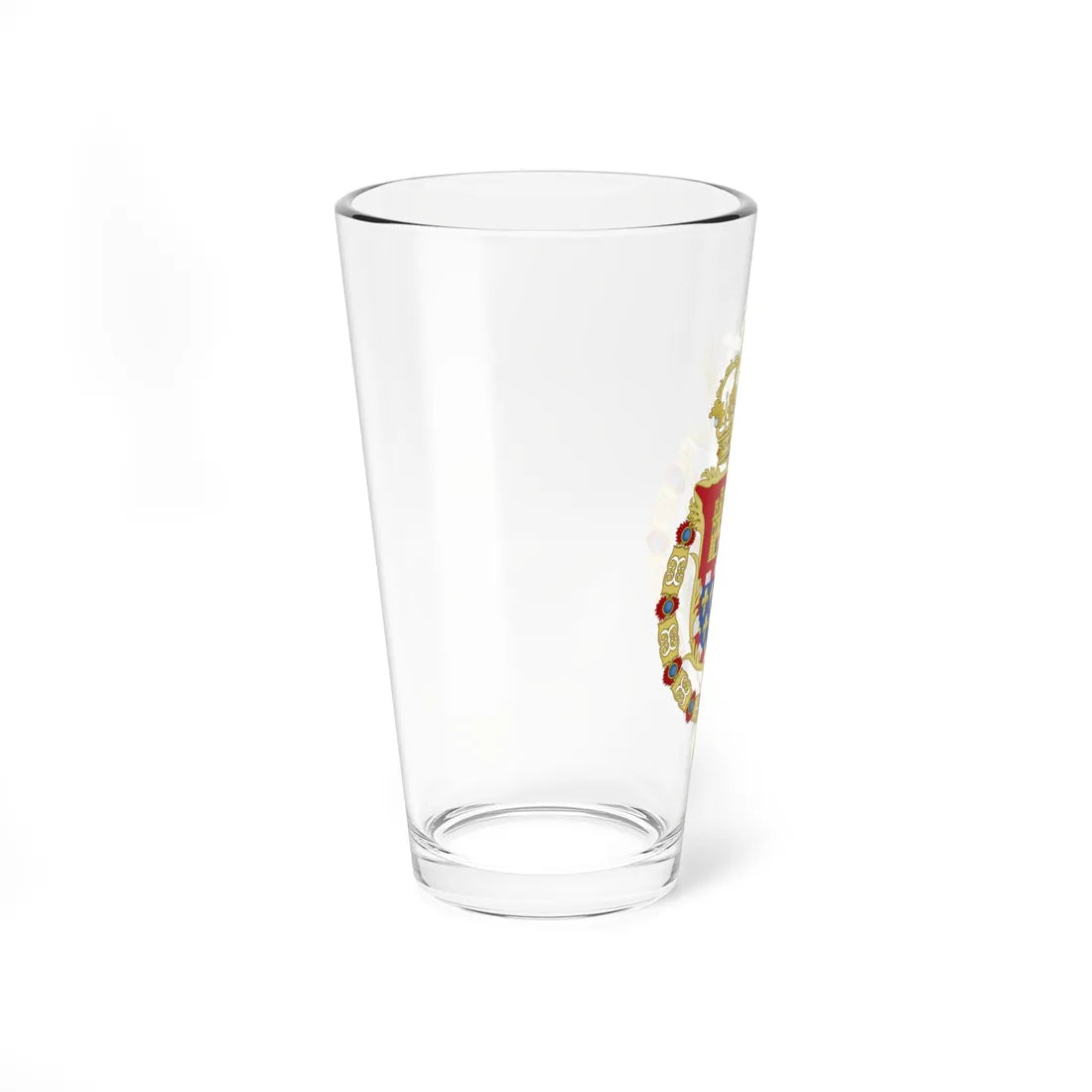 Lesser Coat of Arms of Charles V of Naples and III of Sicily (Italy) (Coat of Arms) Pint Glass 16oz - Go Mug Yourself