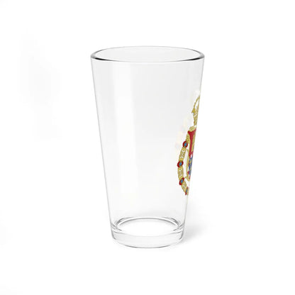 Lesser Coat of Arms of Charles V of Naples and III of Sicily (Italy) (Coat of Arms) Pint Glass 16oz - Go Mug Yourself