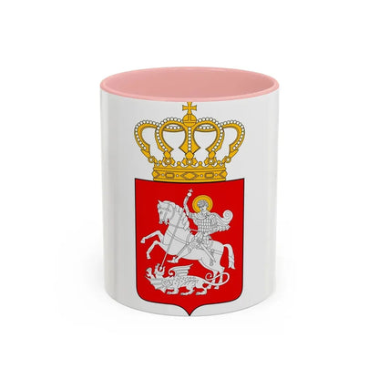 Lesser coat of arms of Georgia - Accent Coffee Mug 11oz Pink - Go Mug Yourself
