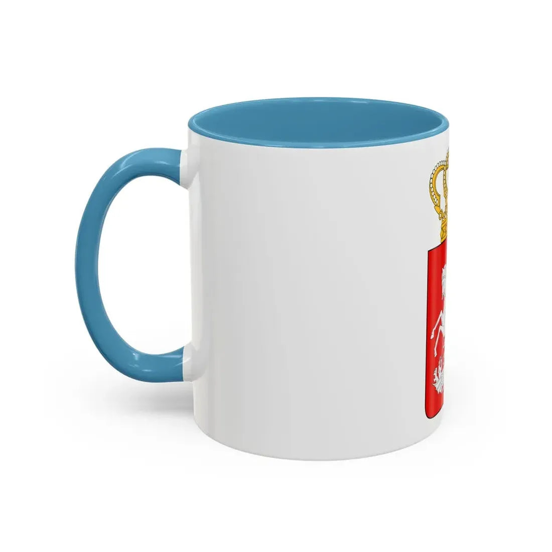 Lesser coat of arms of Georgia - Accent Coffee Mug - Go Mug Yourself