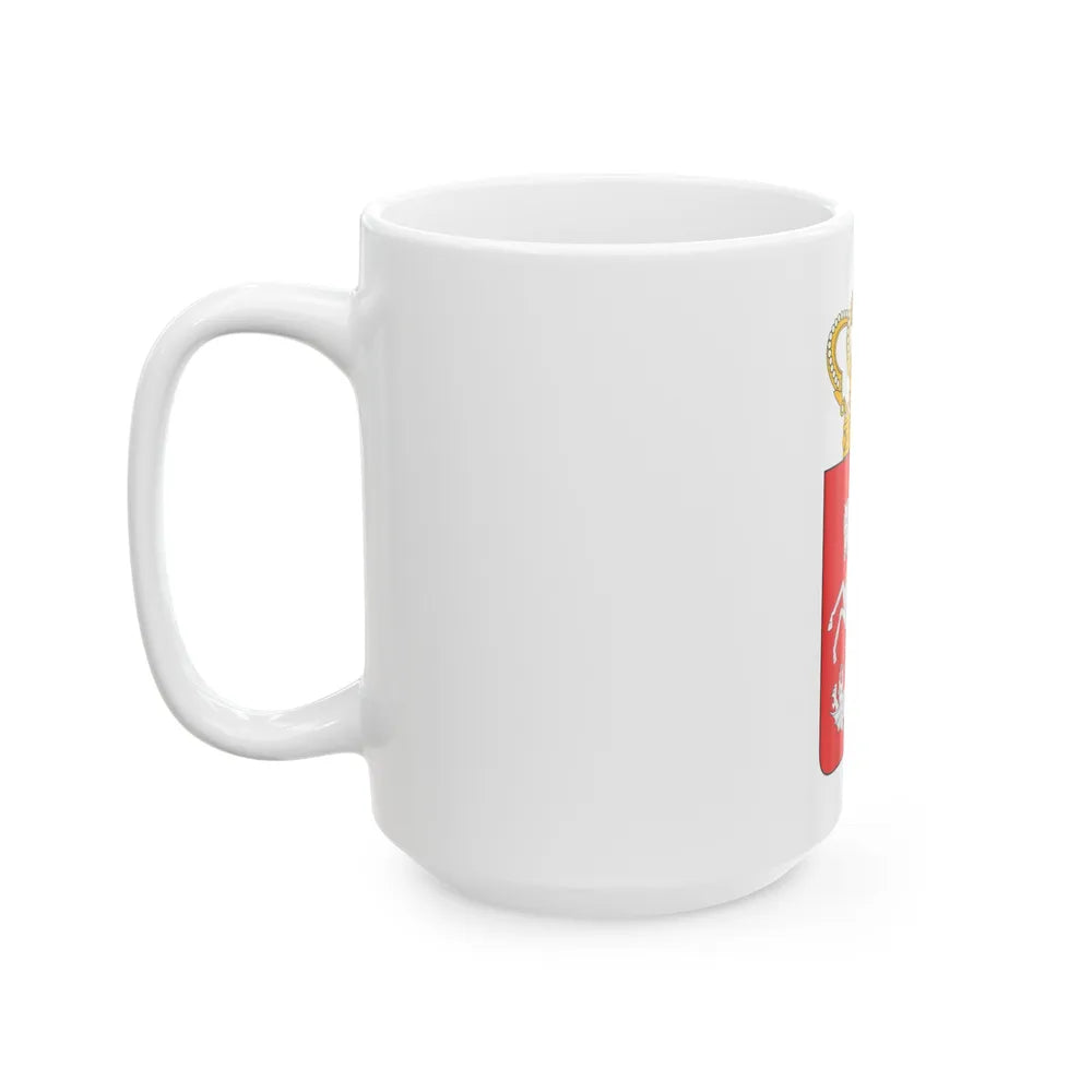 Lesser coat of arms of Georgia - White Coffee Mug-Go Mug Yourself