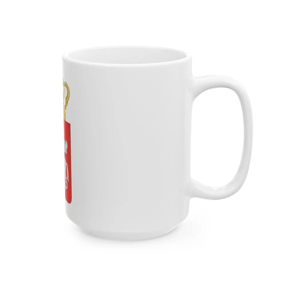 Lesser coat of arms of Georgia - White Coffee Mug-Go Mug Yourself