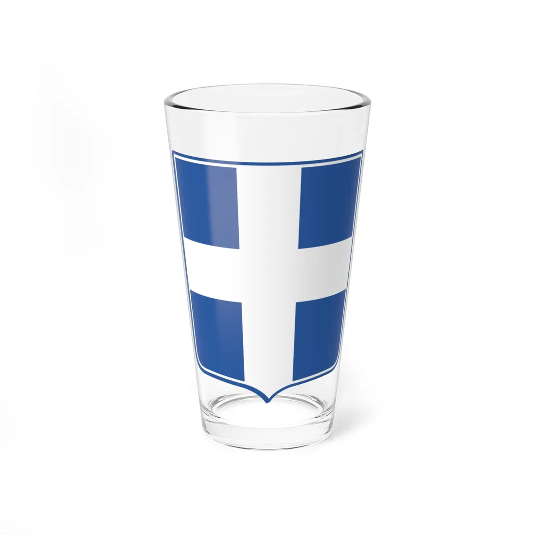 Lesser coat of arms of Greece (Greece) (Coat of Arms) Pint Glass 16oz 16oz - Go Mug Yourself