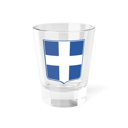 Lesser coat of arms of Greece (Greece) (Coat of Arms) Shot Glass 1.5oz 1.5oz - Go Mug Yourself