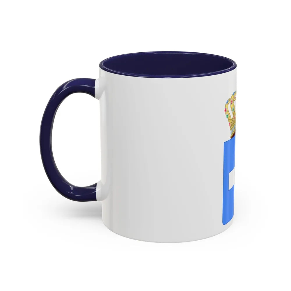 Lesser Coat of Arms of Greece (Wittelsbach) - Accent Coffee Mug - Go Mug Yourself