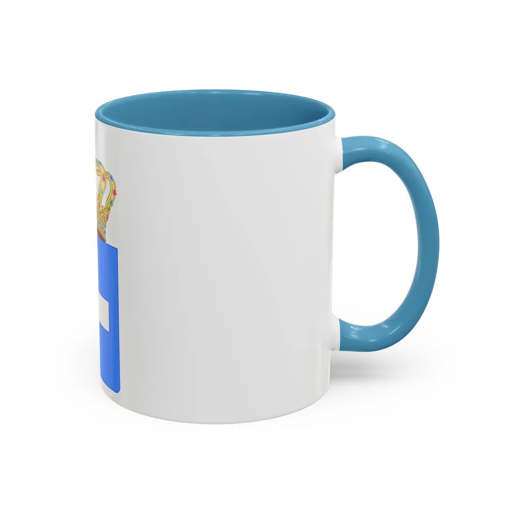Lesser Coat of Arms of Greece (Wittelsbach) - Accent Coffee Mug - Go Mug Yourself