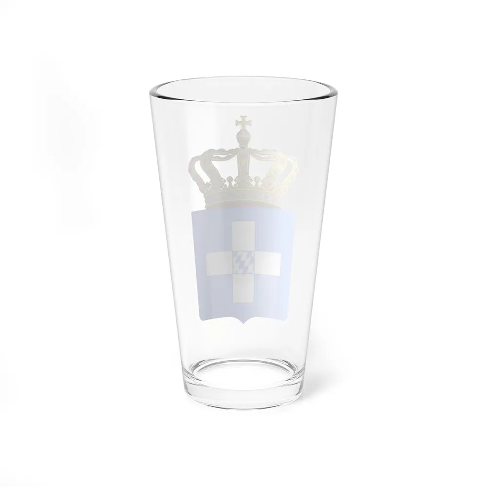 Lesser Coat of Arms of Greece (Wittelsbach) - Pint Glass 16oz-Go Mug Yourself