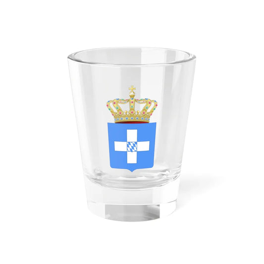 Lesser Coat of Arms of Greece (Wittelsbach) - Shot Glass 1.5oz 1.5oz - Go Mug Yourself