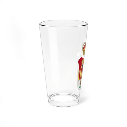 Lesser Coat of Arms of Joseph Bonaparte as King of Spain (Spain) (Coat of Arms) Pint Glass 16oz - Go Mug Yourself