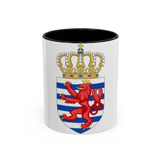 Lesser coat of arms of Luxembourg - Accent Coffee Mug 11oz Black - Go Mug Yourself