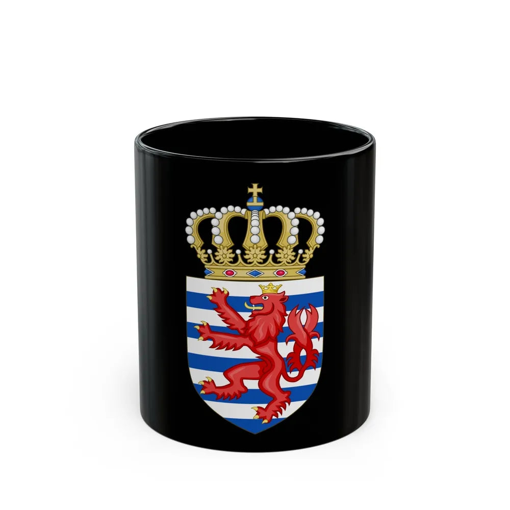 Lesser coat of arms of Luxembourg - Black Coffee Mug-11oz-Go Mug Yourself