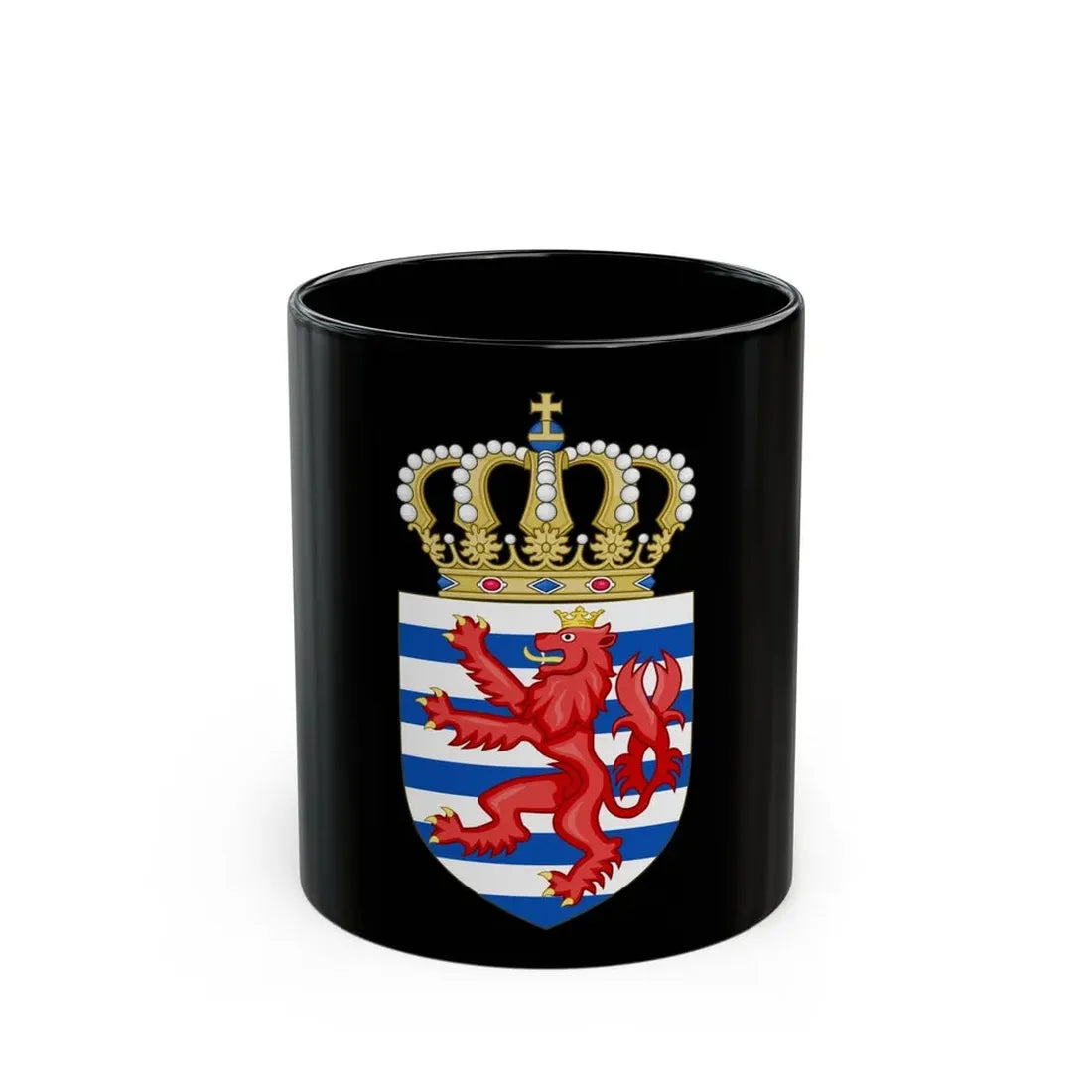 Lesser coat of arms of Luxembourg - Black Coffee Mug 11oz - Go Mug Yourself