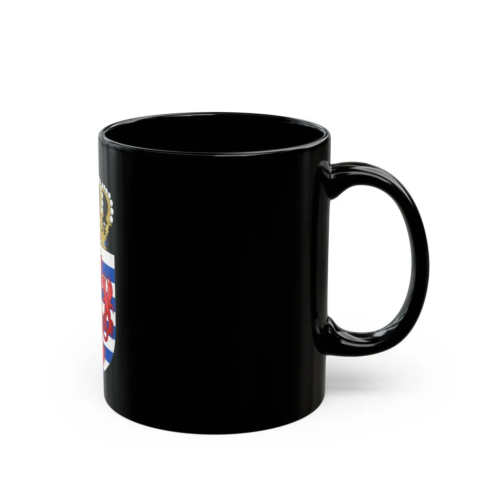 Lesser coat of arms of Luxembourg - Black Coffee Mug-Go Mug Yourself