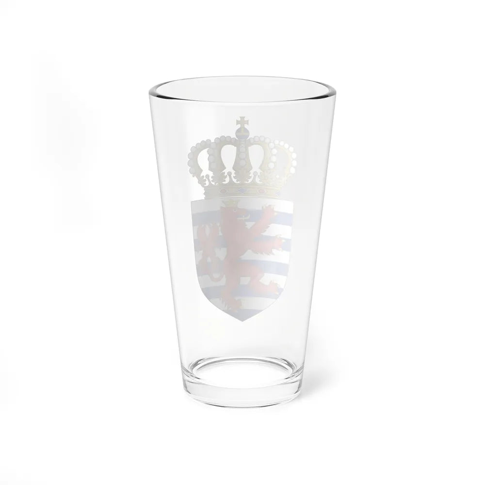 Lesser coat of arms of Luxembourg - Pint Glass 16oz-Go Mug Yourself