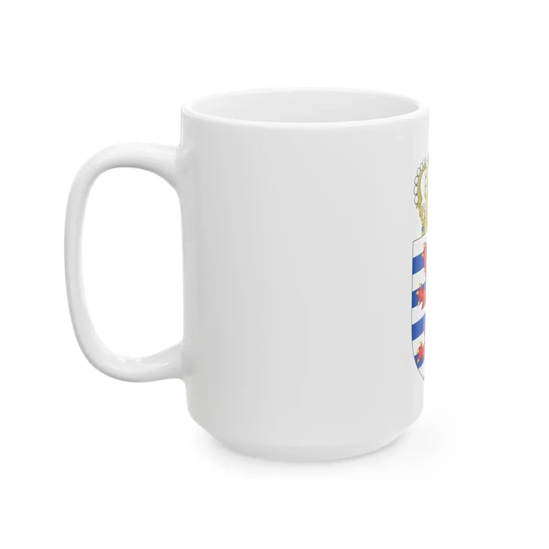 Lesser coat of arms of Luxembourg - White Coffee Mug - Go Mug Yourself