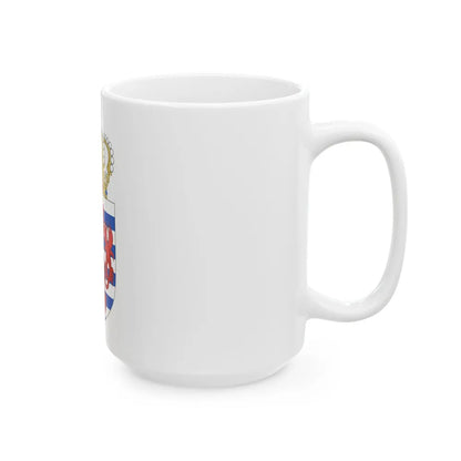 Lesser coat of arms of Luxembourg - White Coffee Mug-Go Mug Yourself