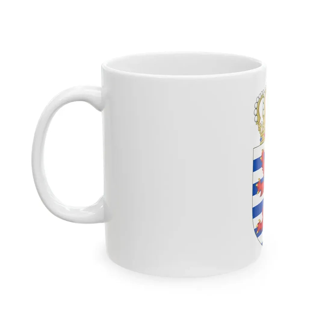 Lesser coat of arms of Luxembourg - White Coffee Mug - Go Mug Yourself