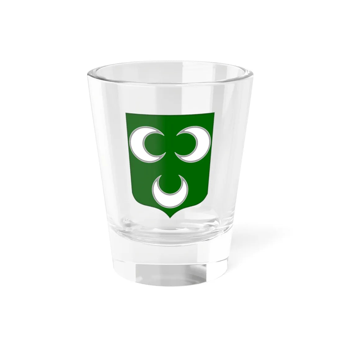 Lesser coat of arms of Ottoman Tripolitania (Algeria) (Coat of Arms) Shot Glass 1.5oz 1.5oz - Go Mug Yourself