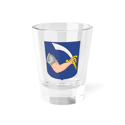 Lesser coat of arms of Regency of Algiers (Algeria) (Coat of Arms) Shot Glass 1.5oz 1.5oz - Go Mug Yourself