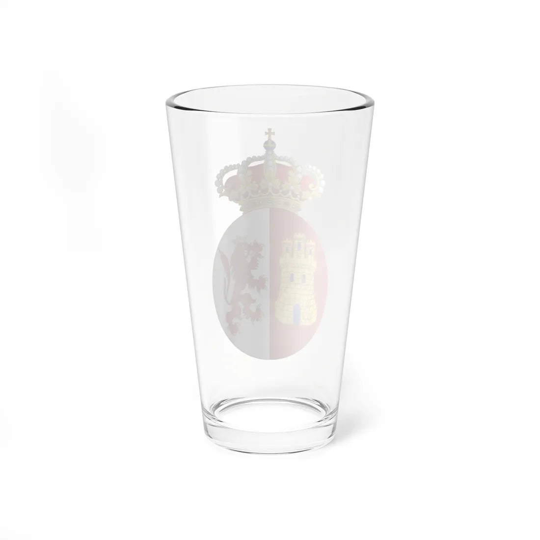 Lesser Coat of arms of Spain 1785-1873 and 1875-1931-Version of the Flag (Equatorial Guinea) (Coat of Arms) Pint Glass 16oz - Go Mug Yourself