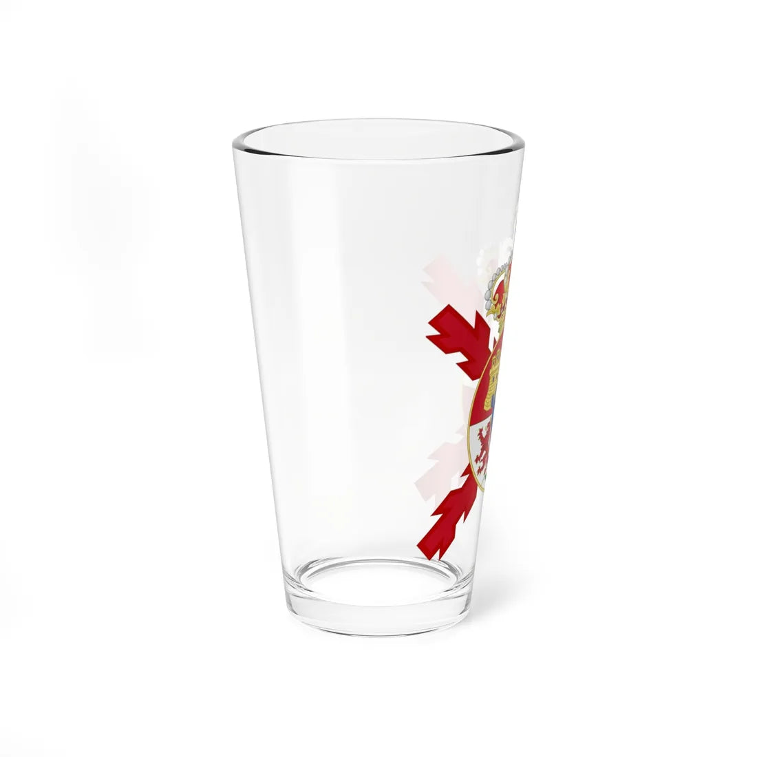 Lesser Coat of arms of Spain 1843-1868 and 1874-1931-Version of the Colours (Spain) (Coat of Arms) Pint Glass 16oz - Go Mug Yourself