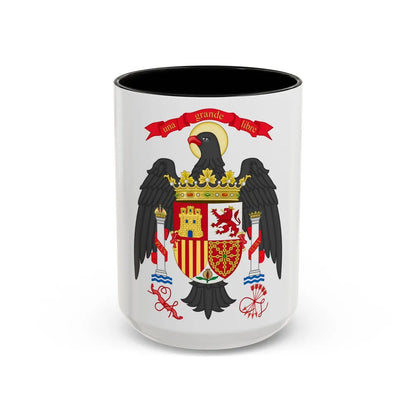 Lesser Coat of Arms of Spain (1977-1981) - Accent Coffee Mug 15oz Black - Go Mug Yourself