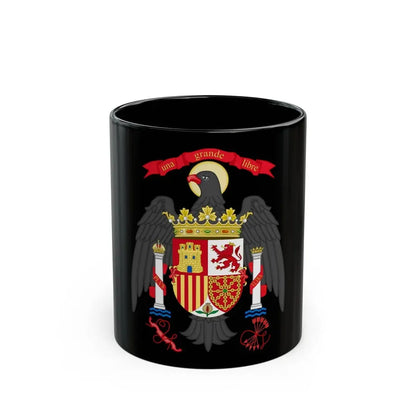 Lesser Coat of Arms of Spain (1977-1981) - Black Coffee Mug 11oz - Go Mug Yourself