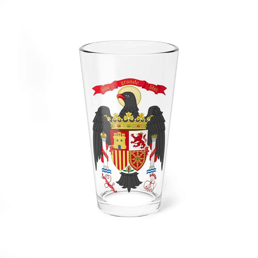 Lesser Coat of Arms of Spain (1977-1981) - Pint Glass 16oz 16oz - Go Mug Yourself